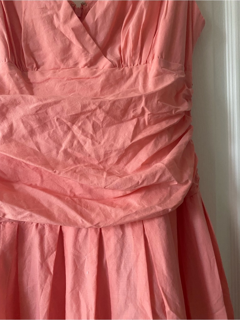 Cottage Core Gorgeous Cotton Floral Lace SLNY Fit & Flare Fairy Feminine Dress - Picture 5 of 11